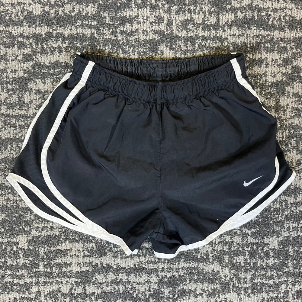 Nike Running Shorts Womens Small Black Good Dri-FIT Tempo Athletic 831558-011